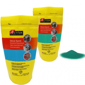 Décor Sand™ Decorative Colored Sand, Light Brown, 5 lb (2.27 kg) Reclosable 